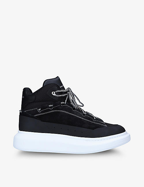 ALEXANDER MCQUEEN: Hiking leather high-top trainers