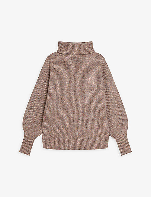 TED BAKER: Cchloe high-neck wool-blend jumper
