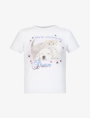 ASHLEY WILLIAMS - Baby graphic-print cotton-jersey T-shirt