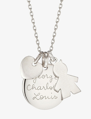 MERCI MAMAN The Duchess Boy personalised sterling-silver necklace