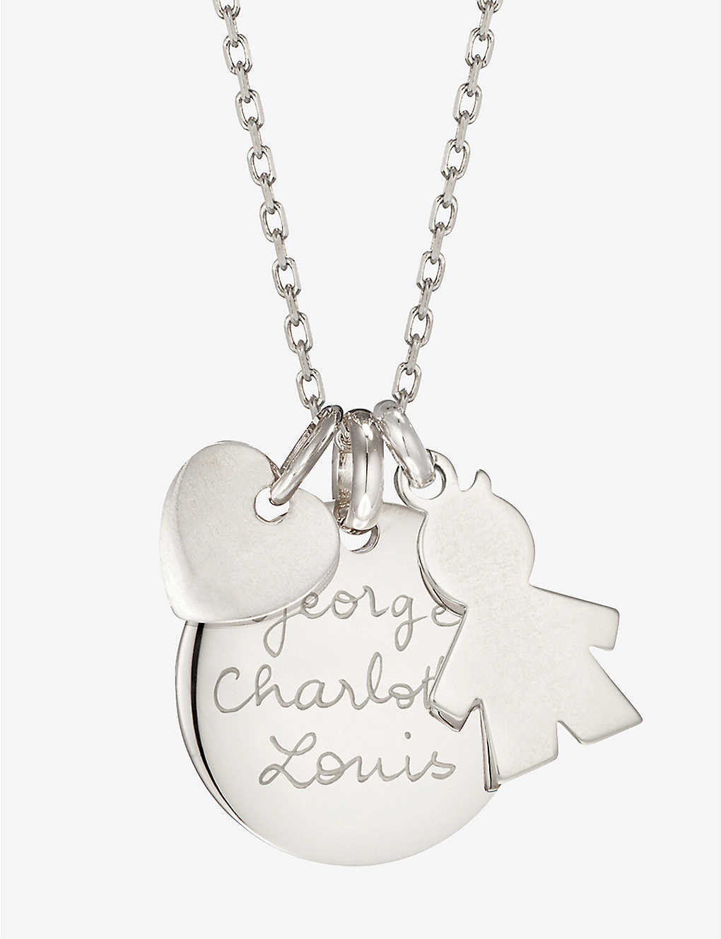 necklace The Duchess Boy personalised sterling Selfridges & Co Boys Accessories Jewelry Necklaces 