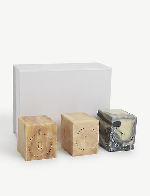 A SOUTH LONDON MAKERS MARKET: Exclusive Tula Louise marbled trio soap set