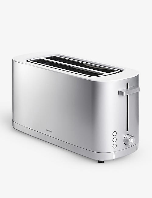ZWILLING J.A HENCKELS: Extra-wide 2-slot stainless-steel toaster
