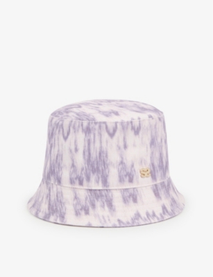 SANDRO - Bob tie-dye print cotton bucket hat | Selfridges.com display picture 3