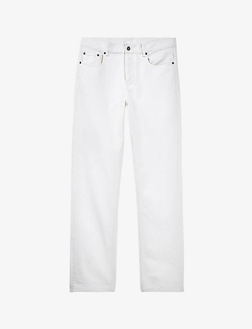 THE KOOPLES: Straight-cut mid-rise denim jeans
