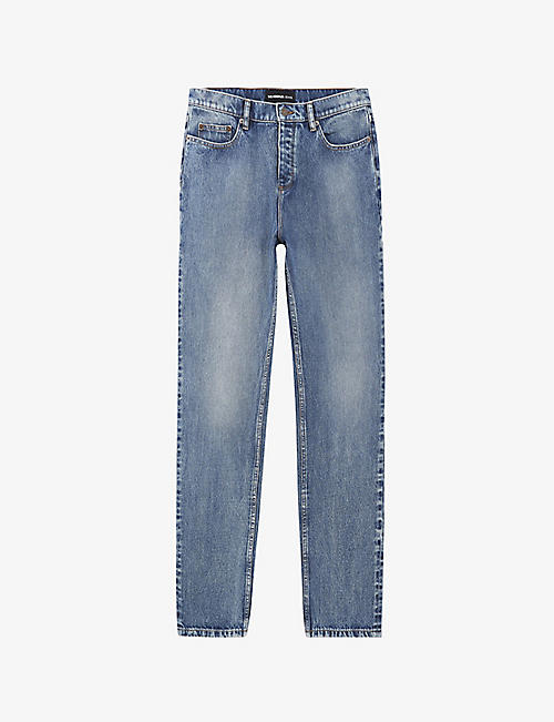 THE KOOPLES: Distressed relaxed-fit denim jeans