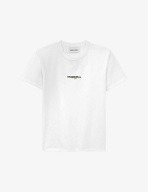 THE KOOPLES: Logo-print classic-fit cotton T-shirt