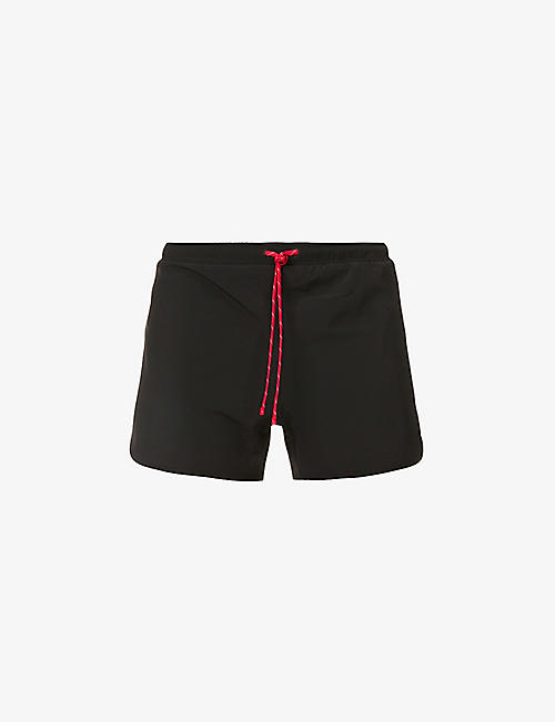 DISTRICT VISION: Aaron logo-print stretch-jersey shorts
