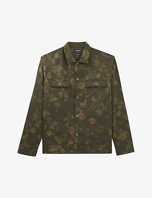 THE KOOPLES: Camouflage-print cotton-canvas jacket