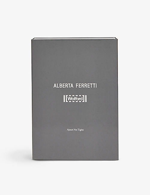 WOLFORD: Wolford x Alberta Ferretti Ajouré stretch-woven tights