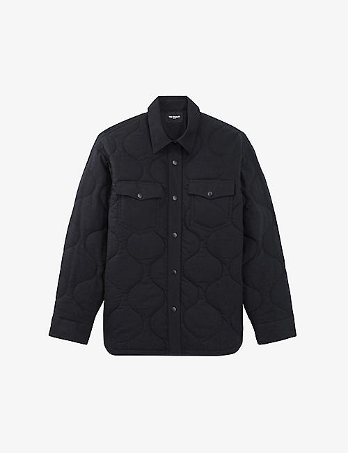 THE KOOPLES: Quilted oversized-fit cotton jacket