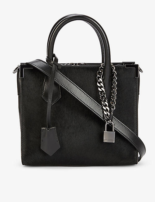 THE KOOPLES: Chain-embellished leather bag