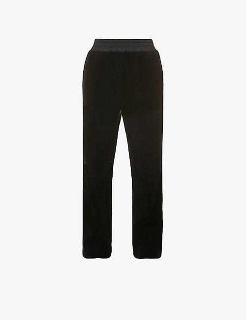 FENDI: Straight relaxed-fit fleece trousers