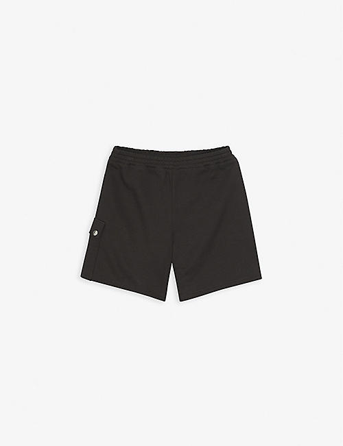 GUCCI: Logo-embroidered cotton shorts 6-12 years
