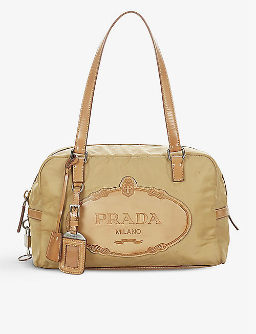 RESELLFRIDGES: Pre-loved Prada Canapa nylon shoulder bag