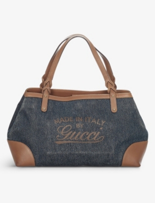 Gucci Denim Tote Bags