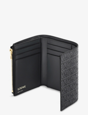 LOEWE Repeat logo-embossed leather wallet