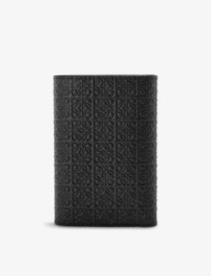 LOEWE Repeat logo-embossed leather wallet