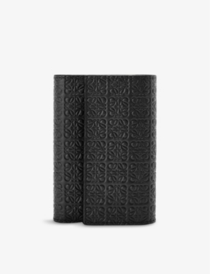 LOEWE Repeat logo-embossed leather wallet