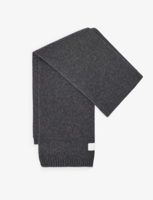 LOEWE RIBBED WOOL SCARF