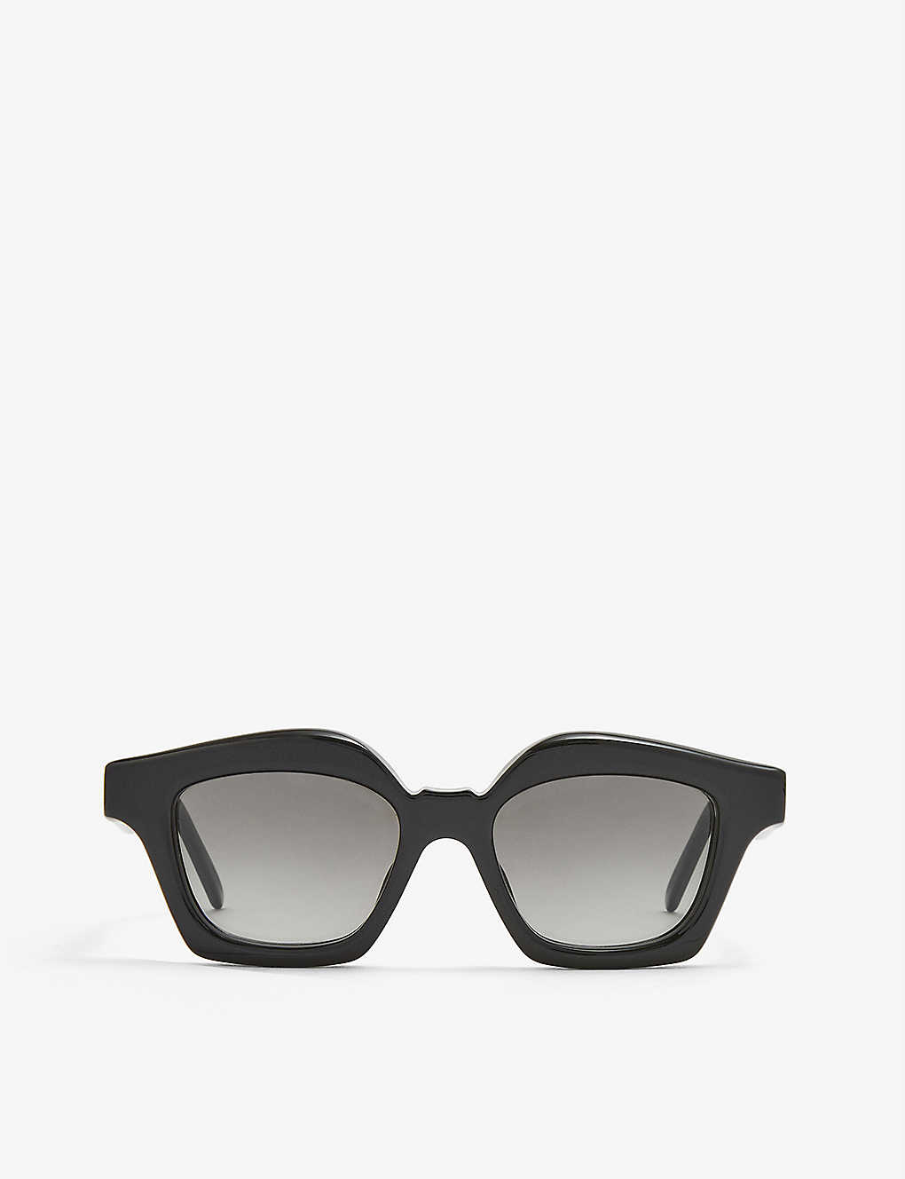 Loewe Gradient Cat-eye Frame Acetate Sunglasses In Shiny Black