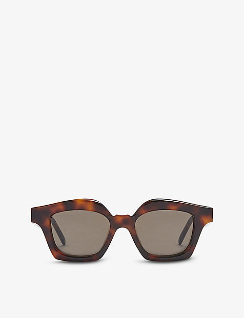 LOEWE: Gradient cat-eye frame acetate sunglasses