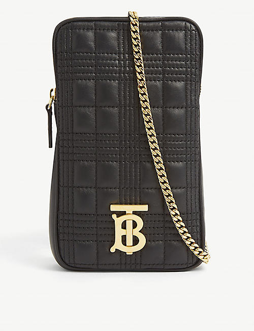 BURBERRY: Lola quilted leather cross-body bag