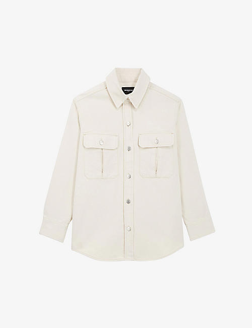 THE KOOPLES: Pocket-detail cotton overshirt