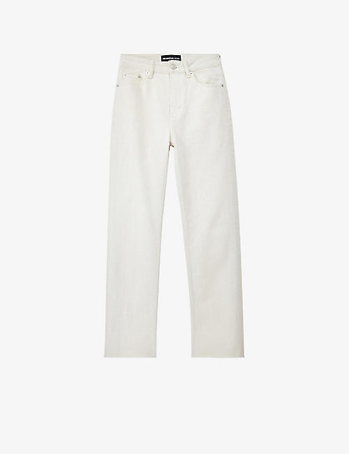 THE KOOPLES: High-rise slim-fit cropped jeans