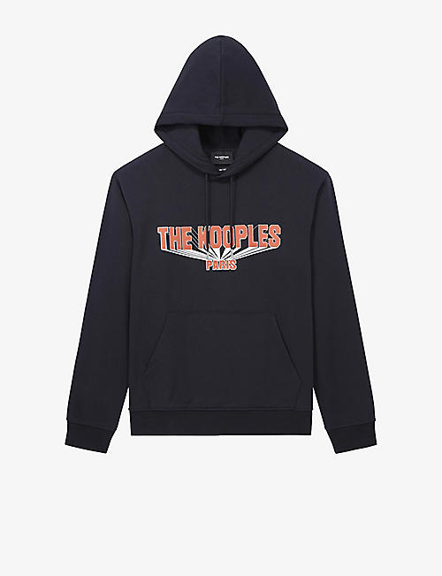 THE KOOPLES: Logo-print relaxed-fit cotton-jersey hoody