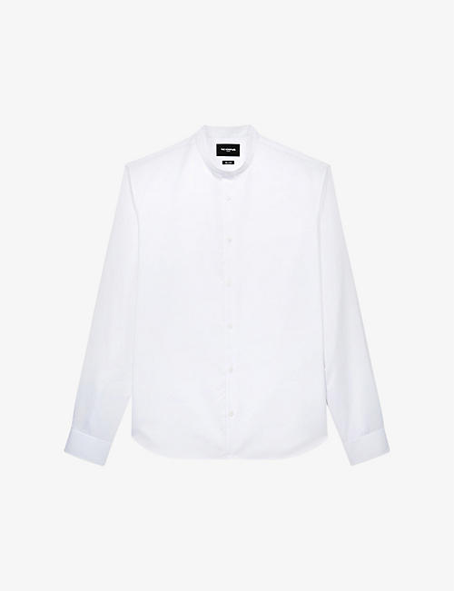 THE KOOPLES: Slim-fit long-sleeved cotton-twill shirt