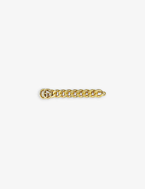GUCCI: GG Marmont yellow-gold brass hair slide