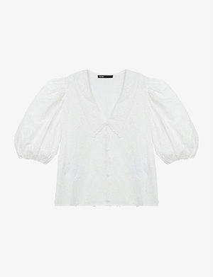 MAJE - Cotik patterned cotton shirt | Selfridges.com