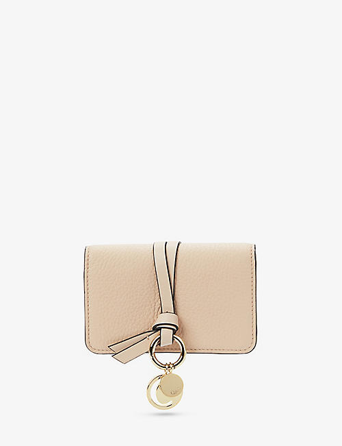 CHLOE: ABC grained-leather purse