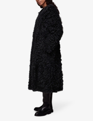 WHISTLES: Eliza relaxed-fit shearling coat
