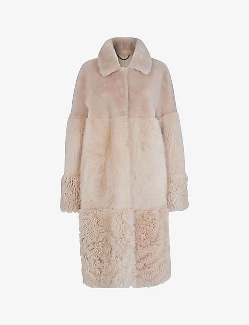 WHISTLES: Cossma relaxed-fit shearling coat