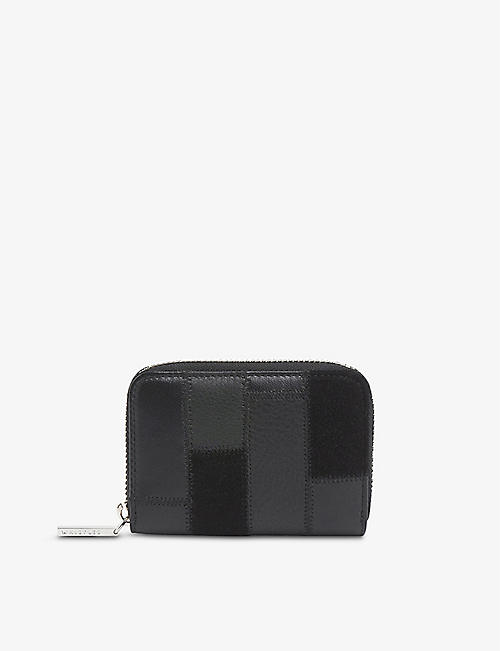 WHISTLES: Spencer patchwork leather purse