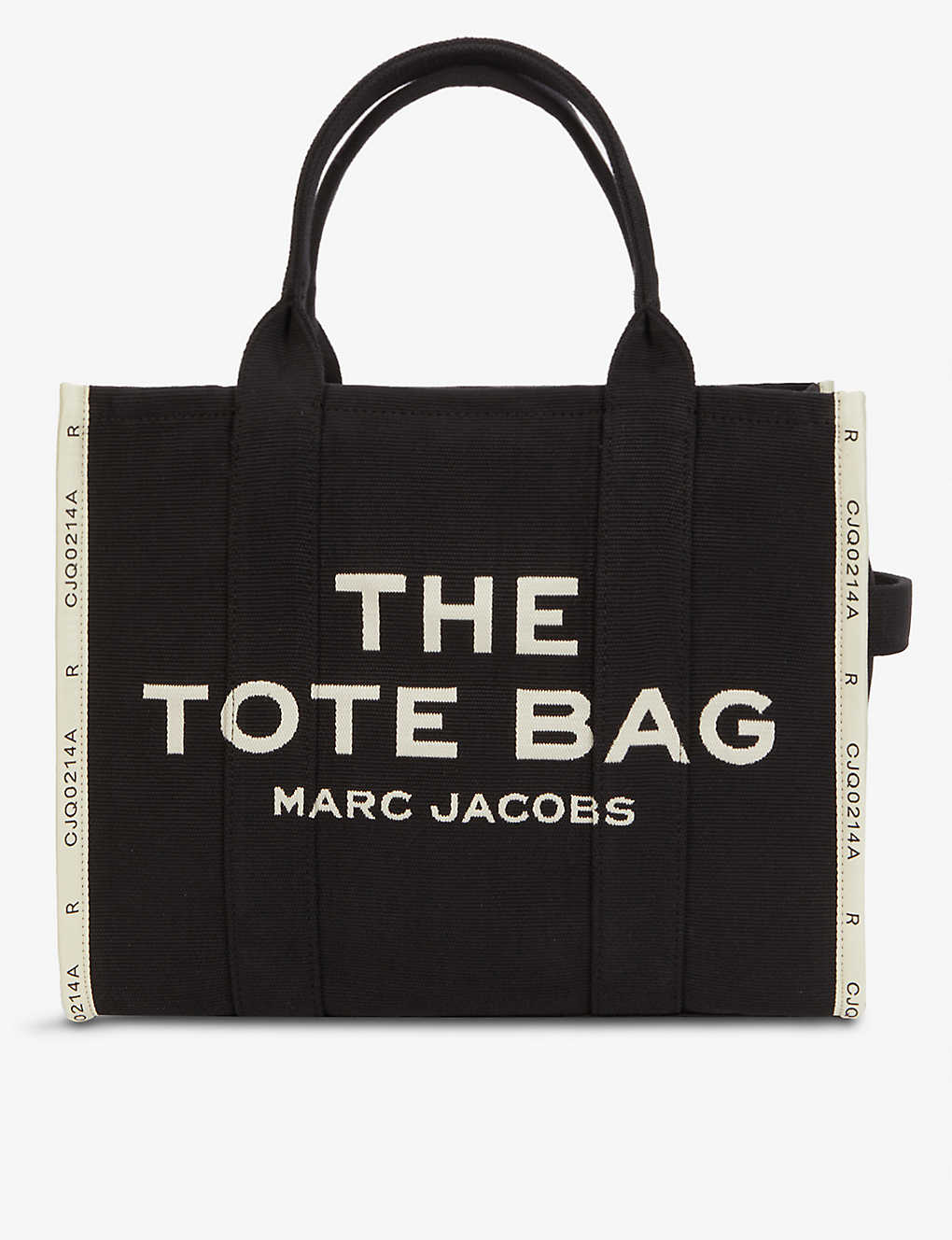 Marc Jacobs Womens Black The Large Tote Cotton-blend Tote Bag