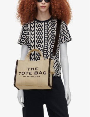Marc Jacobs Womens Warm Sand The Medium Tote Cotton-canvas Tote Bag In Warm Sand