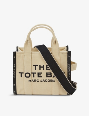 Marc Jacobs The Tote Mini Cotton-blend Tote Bag In Warm Sand | ModeSens