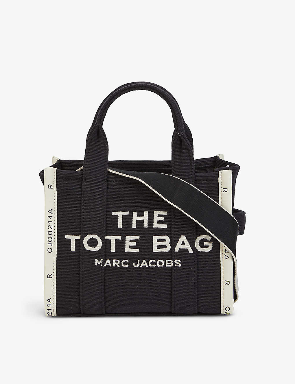 Marc Jacobs Womens Black The Mini Tote Cotton-blend Tote Bag