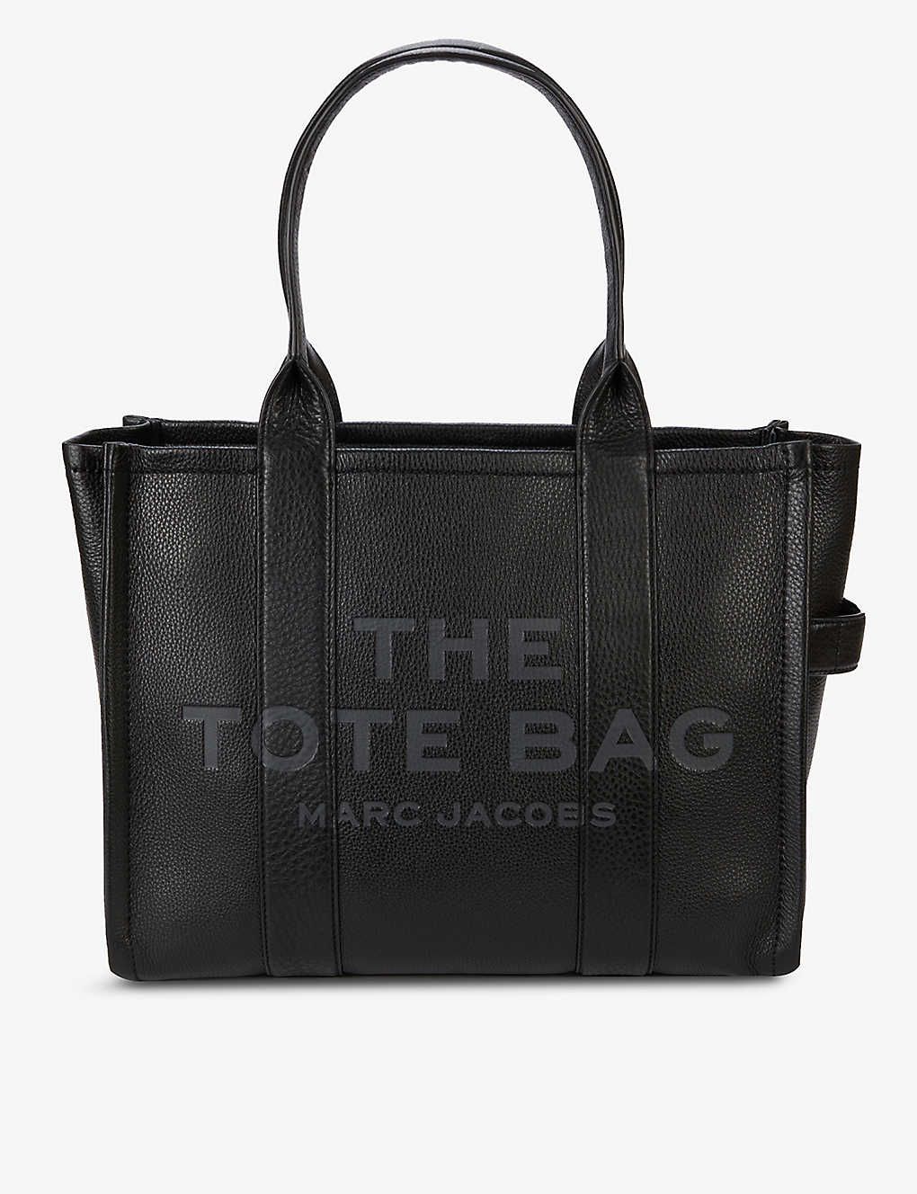 Marc Jacobs The Tote Large Leather Tote Bag In Black