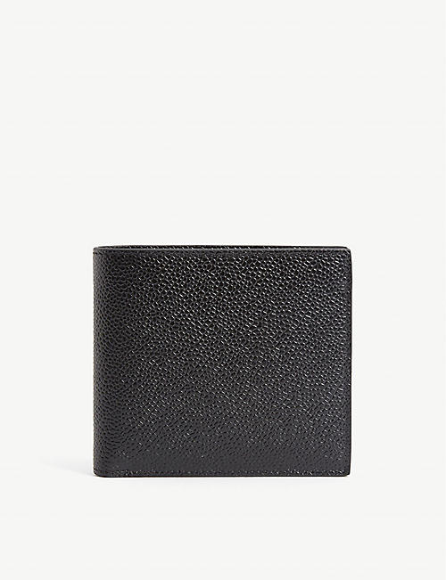 THOM BROWNE: Billfold grain-leather wallet