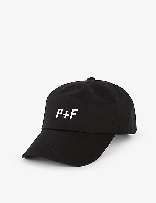 PLACES + FACES: Brand-embroidered cotton-twill baseball cap