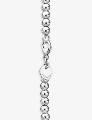 Shop Tiffany & Co Womens Silver Return To Tiffany Sterling-silver And Enamel Bracelet