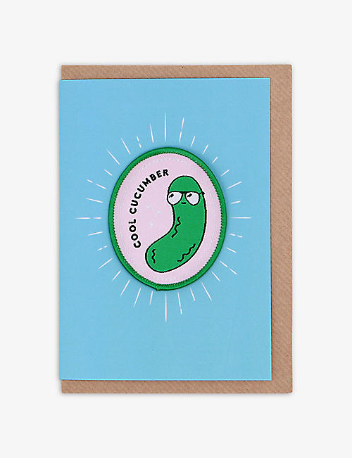 EVERMADE: Cool Cucumber greetings card 10cm x 14cm