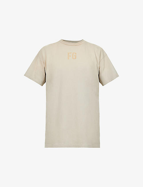 FEAR OF GOD: Brand-flocked relaxed-fit cotton-jersey T-shirt
