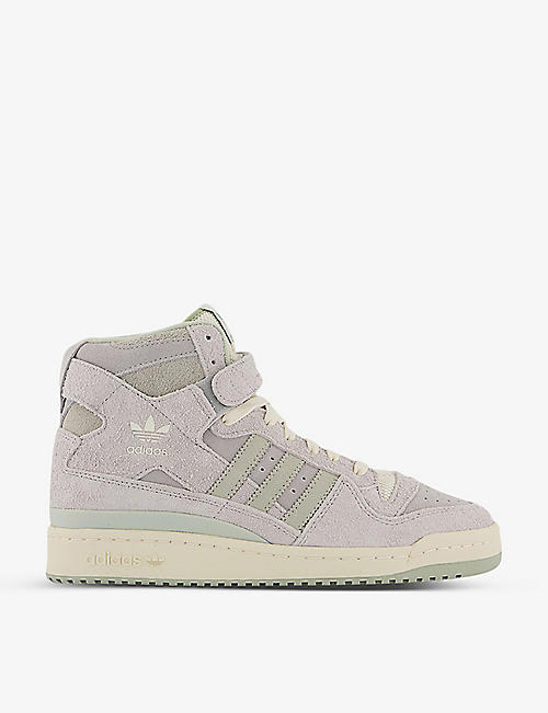 ADIDAS: Forum 84 ankle strap suede high-top trainers