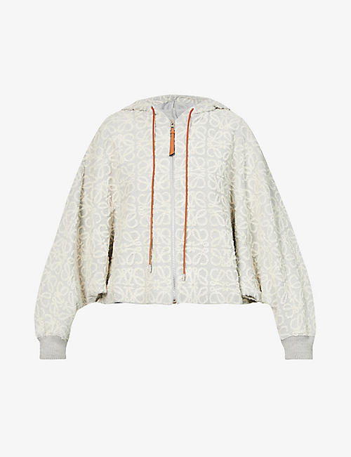 LOEWE: Anagram-print regular-fit cotton-jersey hoody
