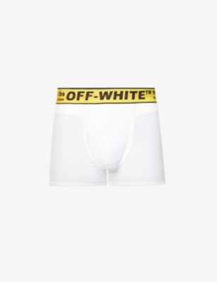 Off-white Tripack Classic Industrial Boxer Shorts In White Yell